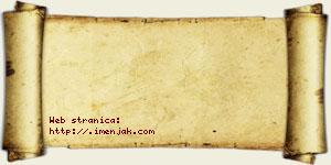 Jovana Škrebić vizit kartica